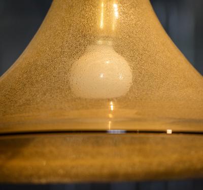  Vistosi Vetreria Vistosi Lentichie Golden Fume Glass Lamp