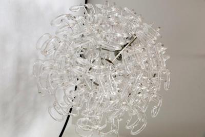  Vistosi Vintage Murano Hook Chandelier by Vistosi