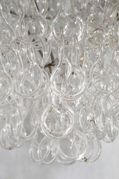  Vistosi Vintage Murano Hook Chandelier by Vistosi