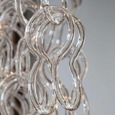  Vistosi Vintage Murano Hook Chandelier by Vistosi