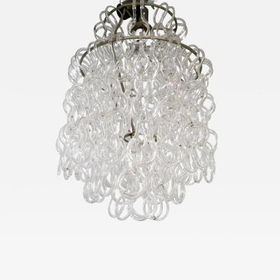  Vistosi Vintage Murano Hook Chandelier by Vistosi