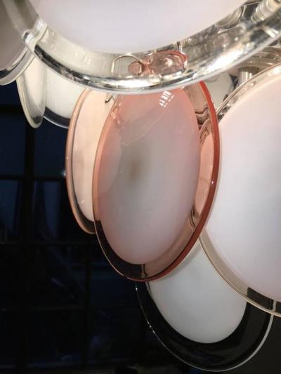  Vistosi Vistosi Disc Murano Chandelier 1970s
