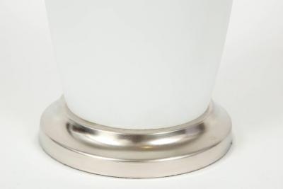  Vistosi Vistosi Matte White Murano Glass Lamps