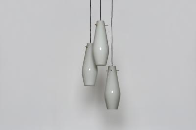  Vistosi Vistosi Murano glass ceiling suspensions attributed