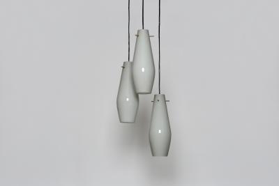  Vistosi Vistosi Murano glass ceiling suspensions attributed