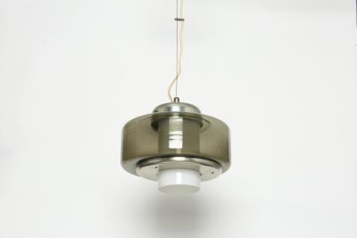 Vistosi Vistosi attributed glass ceiling pendant Italy circa 1960s