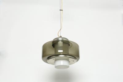  Vistosi Vistosi attributed glass ceiling pendant Italy circa 1960s
