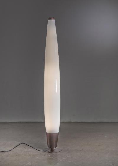  Vistosi Vistosi glass and brass floor lamp
