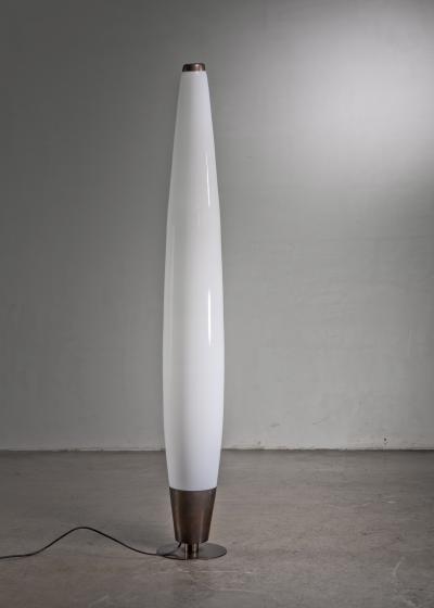  Vistosi Vistosi glass and brass floor lamp