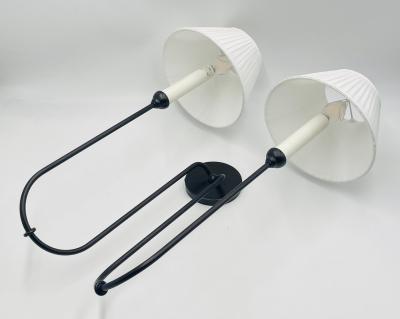  Visual Comfort Company Amber Lewis Ingela Double Sconce by Visual Comfort with Shades