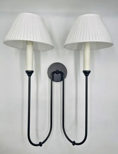  Visual Comfort Company Amber Lewis Ingela Double Sconce by Visual Comfort with Shades