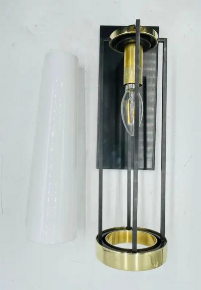  Visual Comfort Company Brass Glass Wall Sconce by Thomas OBrien for Visual Comfort Kalix Collection