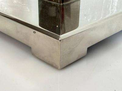  Visual Comfort Company Marian Jamieson Cube Table Lamp Polished Nickel Modernist Design