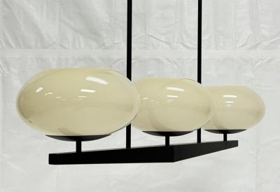  Visual Comfort Company Marian Jamieson Spyglass Chandelier Antique Brass Shell White Glass