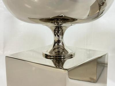  Visual Comfort Company Pair of Marian Jamieson Paris Polished Nickel Table Lamps American Lighting