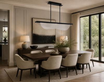 Visual Comfort Company Sean Lavin Nyra Chandelier for Visual Comfort Lucite Powder Coated Steel