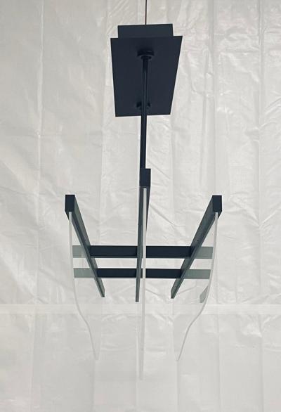  Visual Comfort Company Sean Lavin Nyra Chandelier for Visual Comfort Lucite Powder Coated Steel