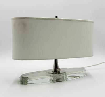  Visual Comfort Company Thomas O Brien Casper Crystal Glass Nickel Desk Lamp for Visual Comfort