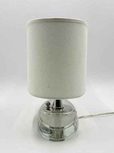  Visual Comfort Company Thomas O Brien Casper Crystal Glass Nickel Desk Lamp for Visual Comfort