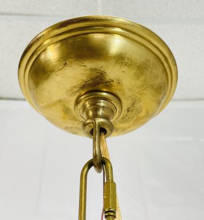  Visual Comfort Company Vintage Chapman Myers Launceton Brass Chandelier for Visual Comfort