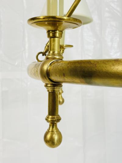  Visual Comfort Company Vintage Chapman Myers Launceton Brass Chandelier for Visual Comfort