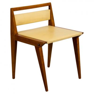  Vittorio Armellini Unique Modernist Italian Angled Chair By Architect Vittorio Armellini