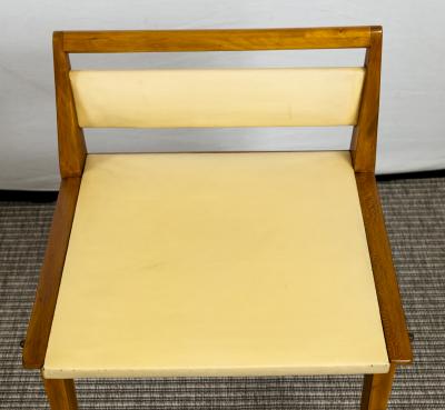  Vittorio Armellini Unique Modernist Italian Angled Chair By Architect Vittorio Armellini