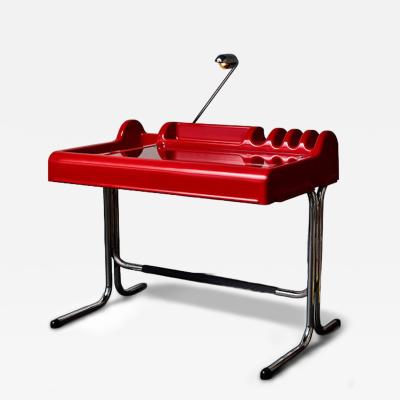  Vittorio Parigi Nani Prina Red Orix Desk by Vittorio Parigi and Nani Prina for Molteni