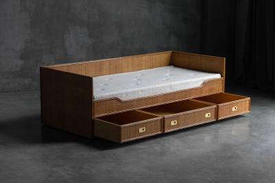  Vivai del Sud Bamboo Daybed by Vivai Del Sud Italy 1970s