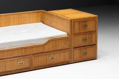  Vivai del Sud Bamboo Daybed by Vivai Del Sud Italy 1970s