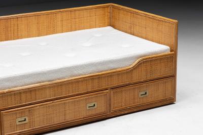  Vivai del Sud Bamboo Daybed by Vivai Del Sud Italy 1970s