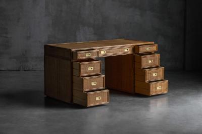  Vivai del Sud Bamboo Desk by Vivai Del Sud Italy 1970s