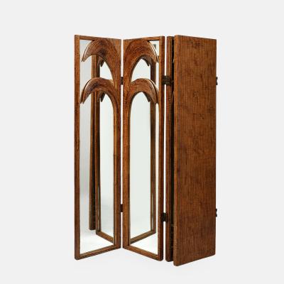  Vivai del Sud Bamboo Palm Trees Mirrored Screen by Vivai del Sud