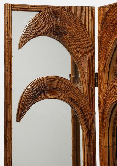  Vivai del Sud Bamboo Palm Trees Mirrored Screen by Vivai del Sud