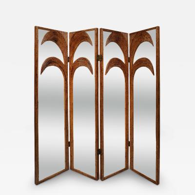  Vivai del Sud Bamboo Palm Trees Mirrored Screen by Vivai del Sud