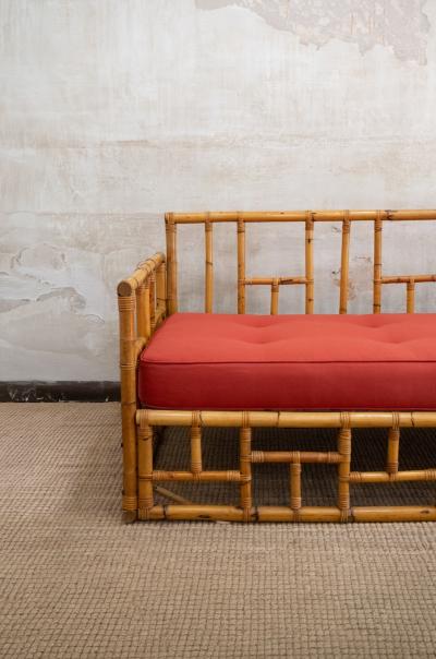  Vivai del Sud Bamboo Sofa Vivai Del Sud Ming Series Colin Morrow 1970s