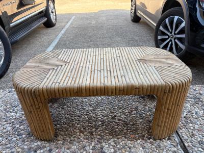  Vivai del Sud Mid Century Bamboo Cocktail Table