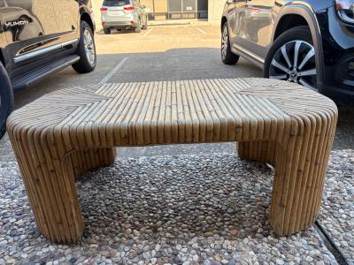  Vivai del Sud Mid Century Bamboo Cocktail Table