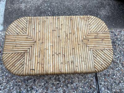  Vivai del Sud Mid Century Bamboo Cocktail Table