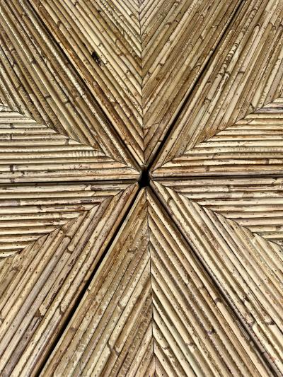  Vivai del Sud Modular Rattan Tables by Vivai Del Sud Italy 1970s