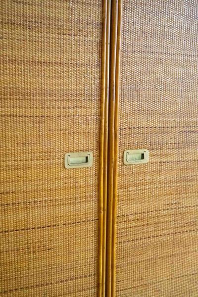  Vivai del Sud Pair of Bamboo Cabinets by Vivai del Sud 1970s