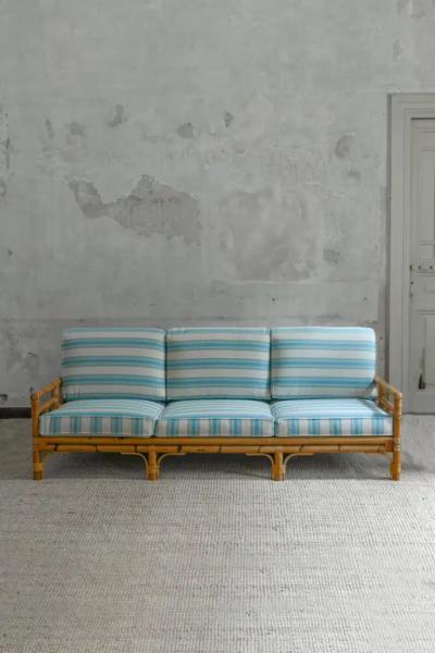  Vivai del Sud Three seater sofa Ming series designer Colin Morrow for Vivai del Sud 1980s