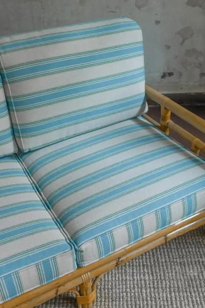  Vivai del Sud Three seater sofa Ming series designer Colin Morrow for Vivai del Sud 1980s