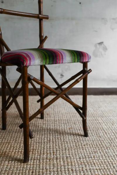  Vivai del Sud Vivai Del Sud 1970 Bamboo Living Room Set With Cushions