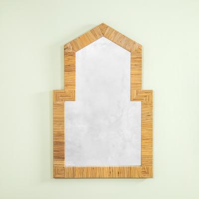  Vivai del Sud Vivai Del Sud Wall Mirror with frame entirely in bamboo