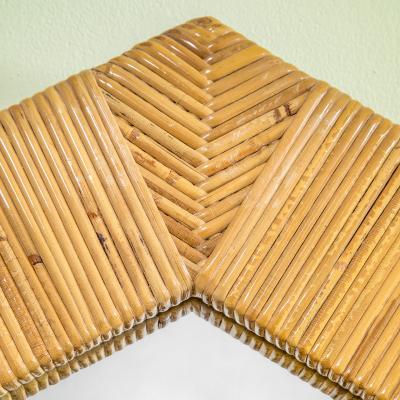  Vivai del Sud Vivai Del Sud Wall Mirror with frame entirely in bamboo