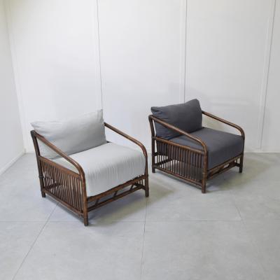  Vivai del Sud Vivai del Sud bamboo rattan armchairs 1960s 