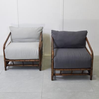  Vivai del Sud Vivai del Sud bamboo rattan armchairs 1960s 