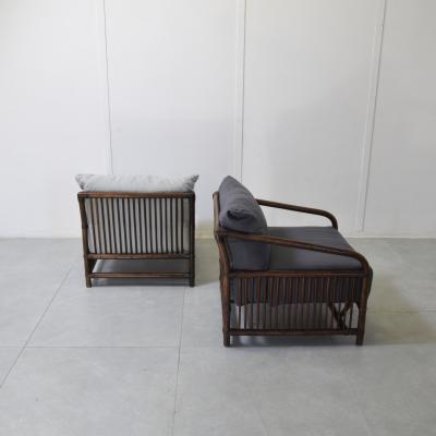  Vivai del Sud Vivai del Sud bamboo rattan armchairs 1960s 