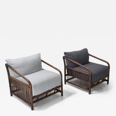  Vivai del Sud Vivai del Sud bamboo rattan armchairs 1960s 